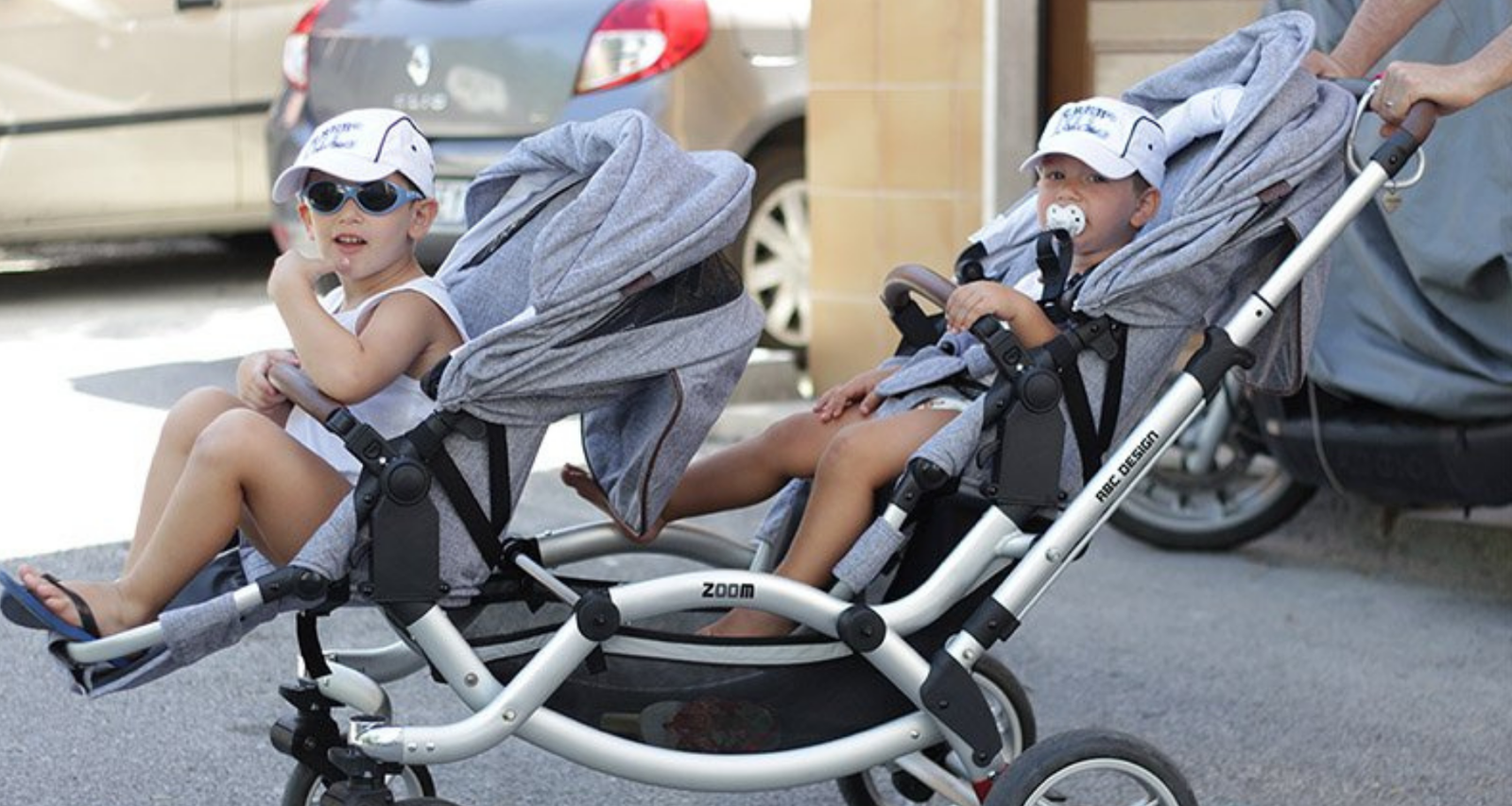 Passeggino Gemellare Babify Twin Air - Leggero, Compatto, Omologato 22 Kg, Grigio - Foto 12