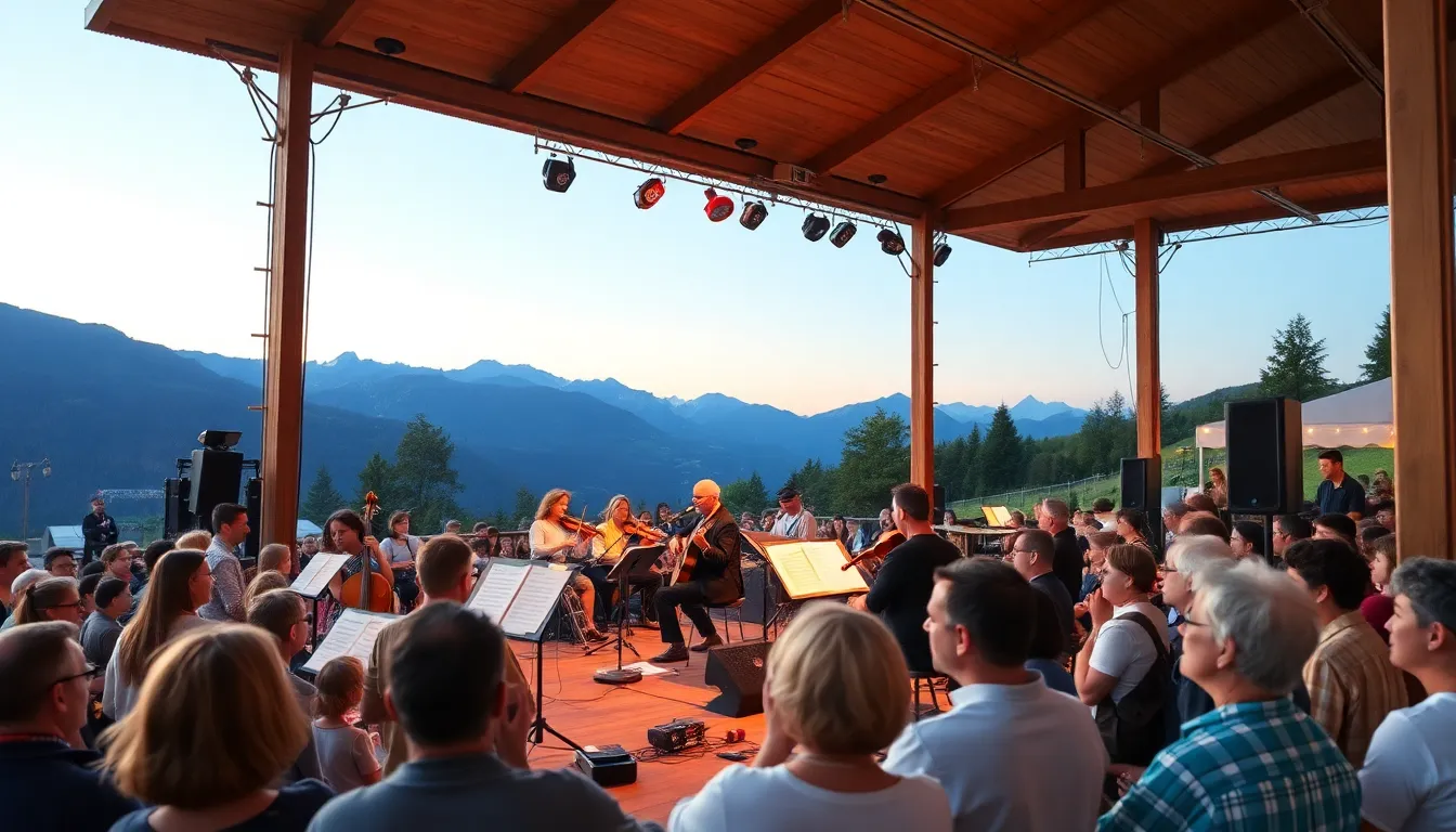Concerto "Cartoon!" al padiglione Ischia di Campitello di Fassa il 27 agosto