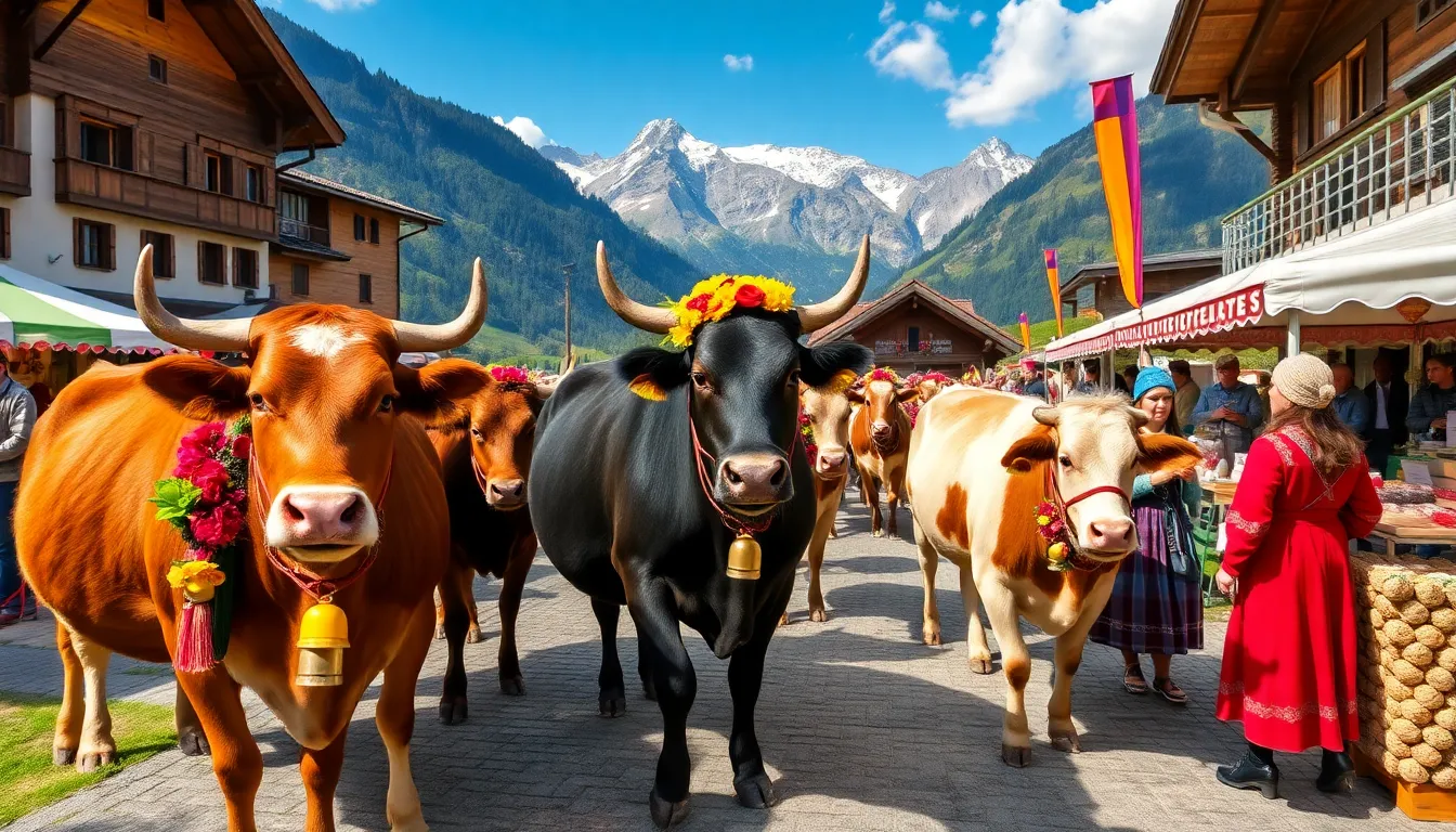 Desmontagada in Val di Fassa: il rientro del bestiame festeggiato con tradizione